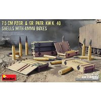 MINIART 35381 1:35 7.5 cm Pzgr. & Gr. Patr. Kw.K. 40 Shells with Ammo Boxes MINIART 35381 1:35 7.5 cm Pzgr. & Gr. Patr. Kw.K. 40 Shells with Ammo Boxes von MINIART