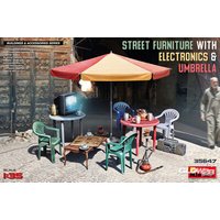 MINIART 35647 1:35 STREET FURNITURE WITH ELECTRONICS & UMBRELLA MINIART 35647 1:35 STREET FURNITURE WITH ELECTRONICS & UMBRELLA von MINIART