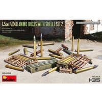 MINIART MODELS 550035402 1:35 7,5cm PaK 40 Munitionskisten mit Granaten, Set 2 MINIART MODELS 550035402 1:35 7,5cm PaK 40 Munitionskisten mit Granaten, Set 2 von MINIART