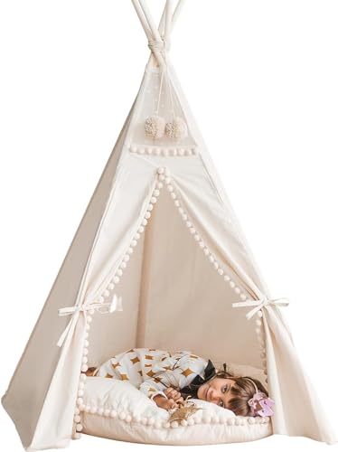 MINICAMP Boho Tipi Zelt, Indianerzelt Tipi Wigwam, Originales Spielzelt aus Naturbelassenem Canvas! MINICAMP Boho Tipi Zelt, Indianerzelt Tipi Wigwam, Originales Spielzelt aus Naturbelassenem Canvas! von MINICAMP
