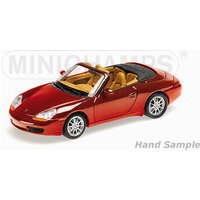 MINICHAMPS® 400061092 1:43 PORSCHE 911 (996) CABRIOLET - 1998 - RED METALLIC L.E. 312 pcs. von MINICHAMPS