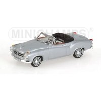 MINICHAMPS® 400096030 1:43 BORGWARD ISABELLA COUPE-CABRIOLET - 1959 - SILVER L.E. 2016 pcs. von MINICHAMPS