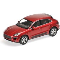 MINICHAMPS® 410062600 1:43 PORSCHE MACAN - 2013 - RED METALLIC L.E. 504 pcs. von MINICHAMPS