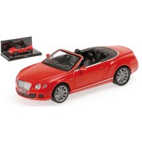 MINICHAMPS® 436139061 1:43 BENTLEY CONTINENTAL GT SPEED CONVERTIBLE - 2012 - ST.JAMES RED L.E. 720 pcs. von MINICHAMPS