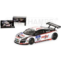 MINICHAMPS® 437101997 1:43 AUDI R8 LMS - LUDWIG/ROSTEK/BRONZEL/WINKELHOCK - 24H ADAC NÜRBURGRING 2010 L.E. 1010 pcs. von MINICHAMPS