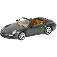 MINICHAMPS® 640066430 1:64 PORSCHE 911 CARRERA S CABRIOLET - 2008 - GREEN METALLIC von MINICHAMPS