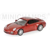 MINICHAMPS® 640066460 1:64 PORSCHE 911 CARRERA 4S - 2008 - RED METALLIC von MINICHAMPS