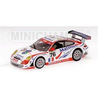 MINICHAMPS® 640076776 1:64 PORSCHE 911 GT3 RSR - IMSA PERFORMANCE MATMUT - NARAC/LIETZ/LONG - 24H LE MANS - 2007 von MINICHAMPS