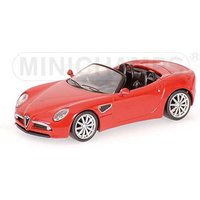 MINICHAMPS® 640120530 1:64 ALFA ROMEO 8C SPIDER - 2008 - RED von MINICHAMPS