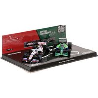 MINICHAMPS 1:43 2-CAR SET - M. SCHUMACHER BELGIAN GP 1991 & M. SCHUMACHER, BELGIAN GP 2021 - 30TH ANNIVERSARY von MINICHAMPS