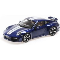 MINICHAMPS 110069202 1:18 PORSCHE 911 (992) SPORT CLASSIC - 2022 - BLUE METALLIC von MINICHAMPS