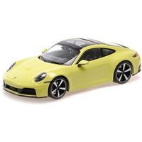 MINICHAMPS 155064021 1:18 PORSCHE 911 (992.2) CARRERA COUPE - 2024 - YELLOW METALLIC von MINICHAMPS