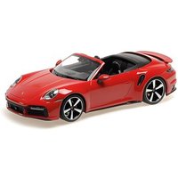 MINICHAMPS 155069084 1:18 PORSCHE 911 (992) TURBO S CABRIOLET - 2020 - RED von MINICHAMPS
