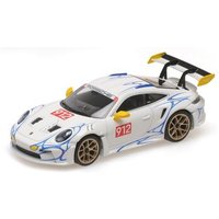 MINICHAMPS 410062116 1:43 PORSCHE 911 (992) GT3RS - 2023 - WHITE W/YELLOW DECOR von MINICHAMPS