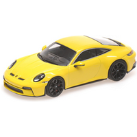 MINICHAMPS 410069601 1:43 PORSCHE 911 (992) GT3 TOURING - 2021 - YELLOW W/BLACK WHEELS von MINICHAMPS