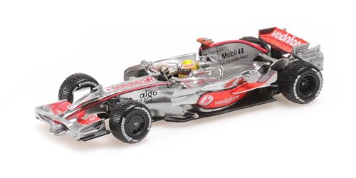 MINICHAMPS 530084332 - Vodafone McLaren Mercedes - Mp4/23, Lewis Hamilton, Maßstab: 1:43, metallic grau von Kyosho