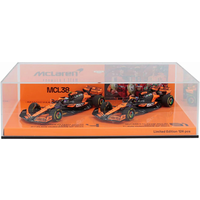MINICHAMPS 532248104 1:43 2-CAR SET - MCLAREN F1 TEAM MCL38 - 1-2 FINISH PIASTRI/NORRIS - HUNGARIAN GP 2024 MINICHAMPS 532248104 1:43 2-CAR SET - MCLAREN F1 TEAM MCL38 - 1-2 FINISH PIASTRI/NORRIS - HUNGARIAN GP 2024 von MINICHAMPS