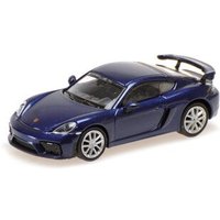 MINICHAMPS 870067600 1:87 PORSCHE 718 CAYMAN GT4 (981) - 2019 - BLUE METALLIC von MINICHAMPS