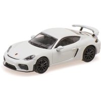 MINICHAMPS 870067604 1:87 PORSCHE 718 CAYMAN GT4 (981) - 2019 - WHITE von MINICHAMPS