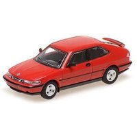 MINICHAMPS 870170124 1:87 SAAB 900 TURBO 16S (AERO) COUPE - 1987 - RED von MINICHAMPS