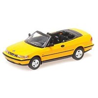 MINICHAMPS 870170131 1:87 SAAB 900 TURBO 16S (AERO) CABRIOLET - 1987 - YELLOW von MINICHAMPS