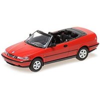 MINICHAMPS 870170132 1:87 SAAB 900 TURBO 16S (AERO) CABRIOLET - 1987 - RED von MINICHAMPS