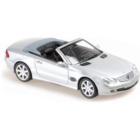 MINICHAMPS 940031030 1:43 MERCEDES BENZ SL CLASS (R230) - 2001 - SILVER von MINICHAMPS