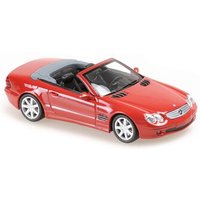 MINICHAMPS 940031031 1:43 MERCEDES BENZ SL CLASS (R230) - 2001 - RED von MINICHAMPS