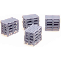 Minichamps D87990000 3D Druck Zubehör 1:87 EUROPALETTEN - unbemalt - 20 Stück von MINICHAMPS