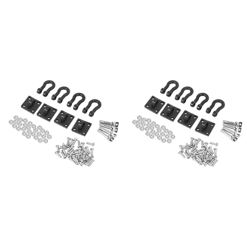 MINIDAHL 8 Stück Anhänger Abschleppschnalle Abschäkel für 1/10 RC Rock Crawler Axial SCX10 TRX4 D110 RC PKW von MINIDAHL