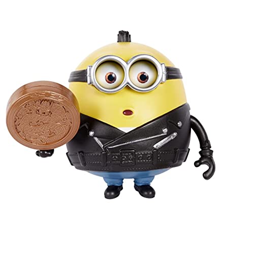 Mattel Minions GMD93 - ,,Minions: Auf der Suche nach dem Mini-Boss' Otto Actionfigur, ca. 10 cm, Filmfigur-Spielzeug mit Stein, Geschenk für Kinder ab 4 Jahren von mattel