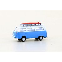 LEMKE COLLECTION LC3969 MINIS 1:160 VW T2 Bus mit Surfbrett, blau/weiß LEMKE COLLECTION LC3969 MINIS 1:160 VW T2 Bus mit Surfbrett, blau/weiß von MINIS 1:160