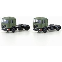 LEMKE COLLECTION LC4065 MINIS 1:160 2er Set MAN F90 3-achs Zugmaschine oliv von MINIS 1:160
