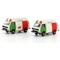 LEMKE COLLECTION LC4307 MINIS 1:160 VW T3 2er Set Eis-/ Pizza Wagen von MINIS 1:160