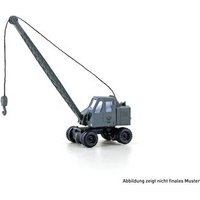LEMKE COLLECTION LC4704 MINIS 1:160 Fuchs F 301 Kran Gittermast, DBP Fernmeldetechnik von MINIS 1:160