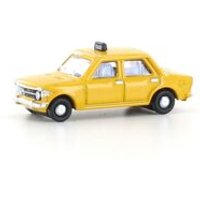 LEMKE COLLECTION LC61515 MINIS 1:160 Fiat 128, Taxi, gelb von MINIS 1:160