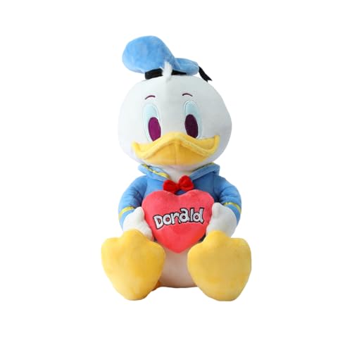 MINISO Donald Duck Kuscheltier 30cm Baby, Disney Donald Plüschtier mit Hält Herz, Niedlich Duck Disney Stofftier Schmusetier Groß, Donald Duck Figure für Mädchen Jungen, Valentine's Day Geschenk MINISO Donald Duck Kuscheltier 30cm Baby, Disney Donald Plüschtier mit Hält Herz, Niedlich Duck Disney Stofftier Schmusetier Groß, Donald Duck Figure für Mädchen Jungen, Valentine's Day Geschenk von MINISO