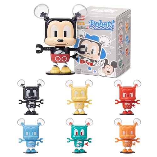 MINISO Mickey Mouse Blind Box, 1 Stück Build Robot Serie Mickey Blind Box Figur, Disney Zufällige Figuren Spielzeug für Mickey Mouse Clubhouse Fans, Niedliche Mickey Figuren für Geburtstag Geschenk MINISO Mickey Mouse Blind Box, 1 Stück Build Robot Serie Mickey Blind Box Figur, Disney Zufällige Figuren Spielzeug für Mickey Mouse Clubhouse Fans, Niedliche Mickey Figuren für Geburtstag Geschenk von MINISO