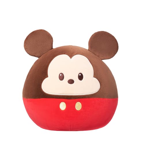 Mickey Mouse Kuscheltier 12.6 inch/32 cm, Runder Mickey Mouse Plüschfigur, Dun Dun Sammlung Mickey Stofftiere Toys für Kinder, Leicht & Weich Plüsch zum Kuscheln und Spielen von MINISO