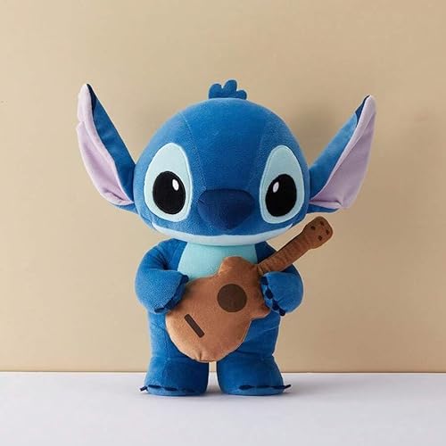 MINISO Stitch Kuscheltier 30cm, Musikfestival Stitch Plüschtier für Mädchen, Gitarre Sitch Stofftier zum Kuscheln, Pudgy Stich Plush, Lilo und Stitchs Niedliches Plüschtier für Kinder & Erwachsene MINISO Stitch Kuscheltier 30cm, Musikfestival Stitch Plüschtier für Mädchen, Gitarre Sitch Stofftier zum Kuscheln, Pudgy Stich Plush, Lilo und Stitchs Niedliches Plüschtier für Kinder & Erwachsene von MINISO