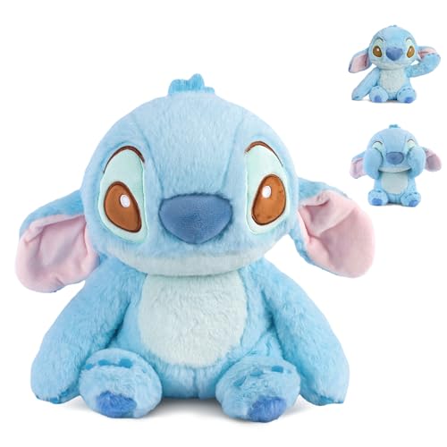MINISO Stitch Kuscheltier 32cm, Stitch Plüschtier Kinder, Lilo und Stitchs Stofftier Schmusetier, Verstecken und Suchen Serie Stitchs Spielzeug Niedlich, Geburtstagsgeschenk für Mädchen Jungen von MINISO