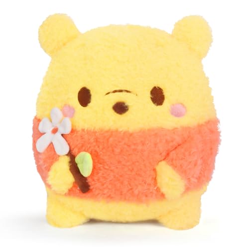 MINISO Winnie Pooh Kuscheltier 25cm, Winnie The Pooh Plüsch Spielzeug, Groß Disney Plüschtier für Kinder, Winnie Bär Kinderpuppe für Kindergeburtstag von MINISO
