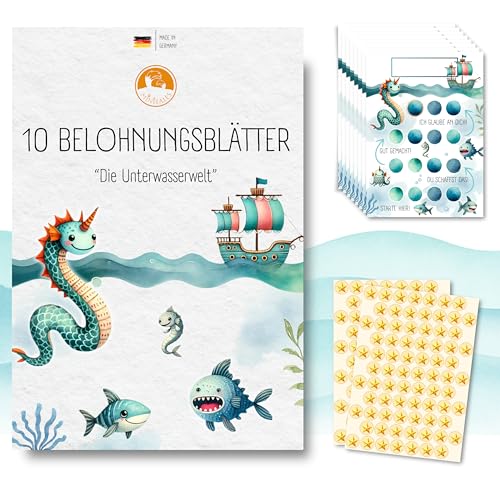 MINITALES Belohnungstafel Kinder – Belohnungssystem mit 10 Blättern & Stickern für Töpfchentraining, Routine & Aufgaben | Aufgabentafel & Routine Planer Kinder ab 3, 4, 6 Jahren MINITALES Belohnungstafel Kinder – Belohnungssystem mit 10 Blättern & Stickern für Töpfchentraining, Routine & Aufgaben | Aufgabentafel & Routine Planer Kinder ab 3, 4, 6 Jahren von MINITALES