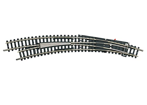 Minitrix 14947 - Bogenweiche Links – Radius R3/R4 - Detailgetreue Modelleisenbahn-Zubehör - Hohe Qualität und Präzision - Spur N von MiniTrix