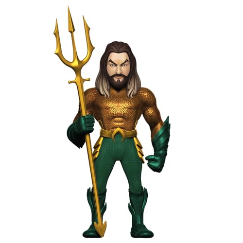 MINIX Bandai Sammelfigur, 12 cm, DC, Aquaman, Sammlerstücke für Ausstellung, Geschenkidee, Spielzeug für Kinder und Erwachsene, TV-Fans (MN19212) von MINIX