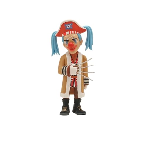 MINIX Bandai Sammelfigur, 12 cm, One Piece, Buggy, Sammlerstücke für Ausstellung, Geschenkidee, Spielzeug für Kinder und Erwachsene, TV-Fans (MN16518) von MINIX