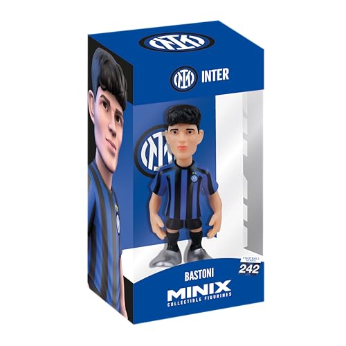 MINIX COLLECTIBLE FIGURINES Inter Milan Alessandro Bastoni Sammelfigur 12 cm – Offiziell lizenzierte Serie A Fußball Minifigur – Fußballgeschenk für Fans & Sammler von MINIX