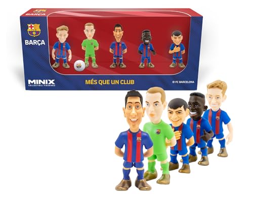 MINIX - FC Barcelone - Pack de 5 - Figurine à Collectionner 7cm - Lewandowski/TER Stegen/Pedri/Ansu Fati/De Jong MINIX - FC Barcelone - Pack de 5 - Figurine à Collectionner 7cm - Lewandowski/TER Stegen/Pedri/Ansu Fati/De Jong von MINIX