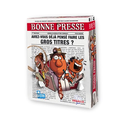 Bonne Presse: Un jeu drôle et créatif où seuls Les meilleurs titres Font la UNE ! von MIRALUDO