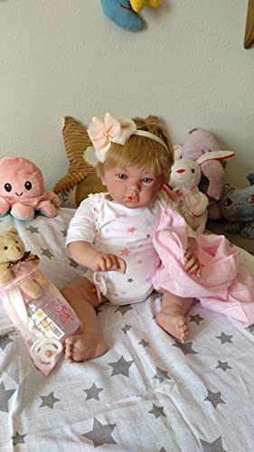 MIS MUÑECAS REBORNS Reborn Candy, exklusiv, wir kümmern Uns um jedes Detail, um es wie EIN echtes Baby zu Machen, misst 52 cm, wiegt 2,3 kg, Silikon-Vinyl, viel Mobilität. MIS MUÑECAS REBORNS Reborn Candy, exklusiv, wir kümmern Uns um jedes Detail, um es wie EIN echtes Baby zu Machen, misst 52 cm, wiegt 2,3 kg, Silikon-Vinyl, viel Mobilität. von MIS MUÑECAS REBORNS
